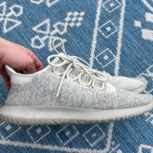 Adidas tubular shadow knit light brown size 10